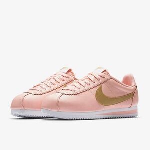 NIB Nike Classic Cortez Leather - Arctic Orange (Pink and Gold) Women’s Sneakers